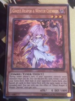 Yugioh: Ghost Reaper & Winter Cherries - SHVI-EN040 - Secret Rare - Unlimited NM - Image 1