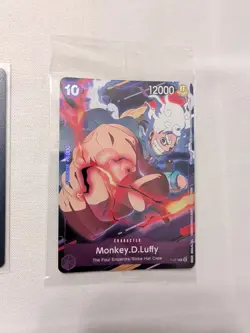 2024 One Piece EN Bandai Card Game Fest #080 Monkey D. Luffy And P-041 (Sealed) - Image 4