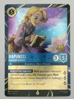 Disney Lorcana TCG Rapunzel Appreciative Artist Epcot Festival Of The Arts Promo - Image 1