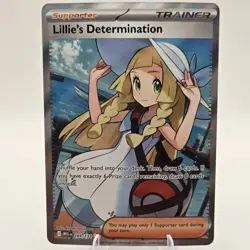 Pokemon TCG Mega Evolution Lillie’s Determination Full Art Trainer Card 169/132 - Image 1