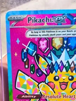 pokemon cards pikachu ex rare illustration art 2026 #277 - Image 2