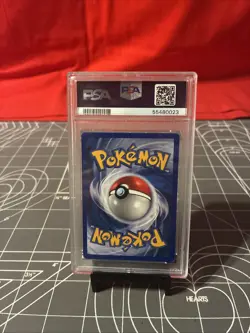 Vintage 1999 Pokemon Shadowless Raichu Holo 14/102 Card PSA 7 - Image 2