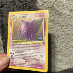 Pokemon TCG Jungle Set Gengar Holo Rare Card 5/62 HP/Damaged - Image 4
