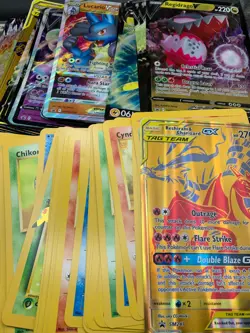 Pokemon Jumbo Randomized Lot 100 OFFICIAL OVERSIZED TCG Cards! NM Bulk - Image 1