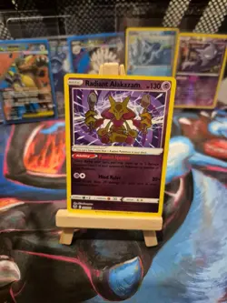 Pokemon Alakazam TCG Radiant Silver Tempest Holo Card 059/195 Rare - Image 2