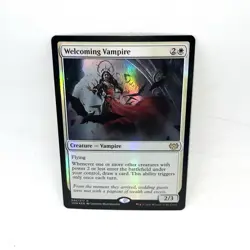 MTG Welcoming Vampire Innistrad: Crimson Vow 046/277 Foil Magic The Gathering - Image 1