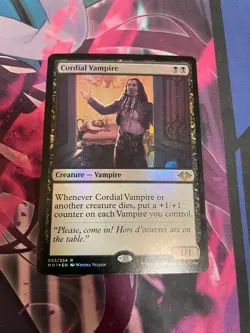 MTG - CORDIAL VAMPIRE - RARE - FOIL - MH1 - NM - Image 1