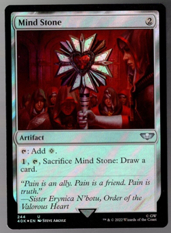 Mind Stone 244 Uncommon Surge Foil Warhammer 40K MTG NM - Image 1