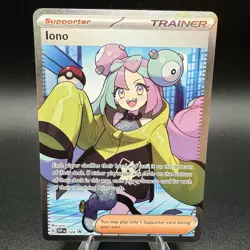 Pokemon TCG SVP Black Star Promo IONO #124 PREMIUM TOURNAMENT COLLECTION NM - Image 1