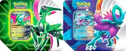 Pokemon TCG Paradox Clash Tins CASE Iron Leaves & Walking Wake FACTORY SEALED - Image 2