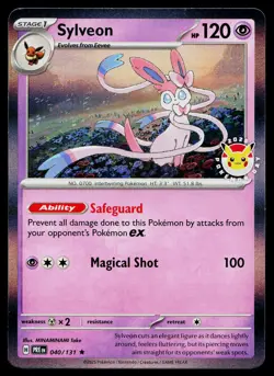 Sylveon 040/131 Pokemon Day Stamp Promo Pokemon Near Mint - Image 1