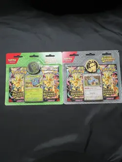 Pokemon TCG Ascended Heroes 2 Pack Blister Bundle Larry and Erika - NEW - SEALED - Image 1