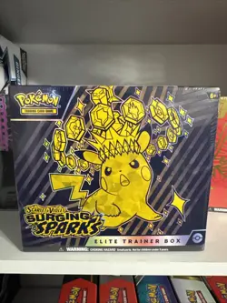 Pokemon TCG: Surging Sparks Factory Sealed Elite Trainer Box - Image 1