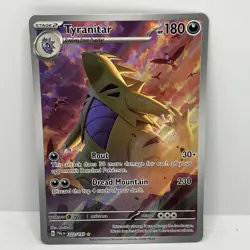 2023 Pokemon SV Paldea Evolved Tyranitar #222/193 - Image 1