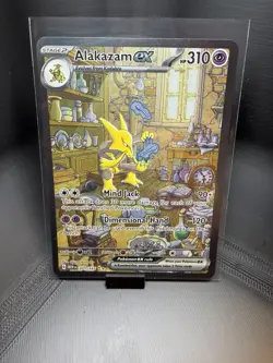 Alakazam EX 201/165 Special Illustration Rare Scarlet & Violet 151 Pokemon TCG - Image 1