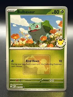 Bulbasaur 001/132 Pokemon Day 2026 Play Stamped Reverse Holo MEG Pokemon TCG NM - Image 1