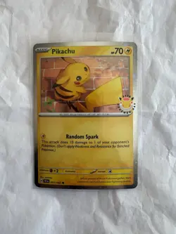 Pikachu 051 /162 Stamped 2026 Pokemon Day 30 Promo TCG - NM - Image 1