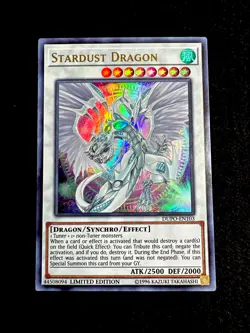 🔥 YUGIOH • STARDUST DRAGON • ULTRA RARE • DUPO-EN103 • LIMITED/E • NM 🔥 - Image 1