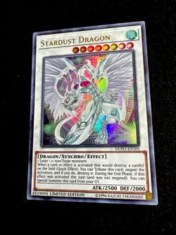 🔥 YUGIOH • STARDUST DRAGON • ULTRA RARE • DUPO-EN103 • LIMITED/E • NM 🔥 - Image 2