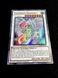 🔥 YUGIOH • STARDUST DRAGON • ULTRA RARE • DUPO-EN103 • LIMITED/E • NM 🔥 - Image 4