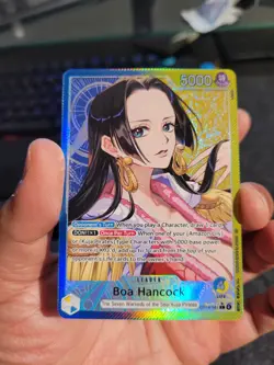 Boa Hancock One Piece The Azure Sea's Seven OP14-041 Alt Art Leader - Image 1