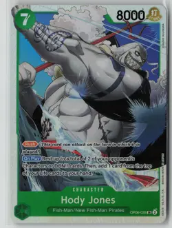 Hody Jones (035) OP06-035 One Piece Wings of the Captain Super Rare Near Mint - Image 1