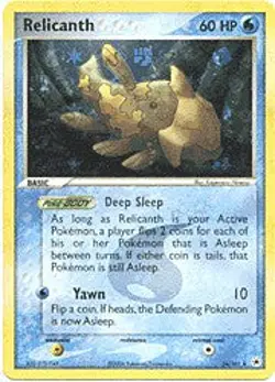Pokemon EX Hidden Legends 24/101 Relicanth Card - Image 1