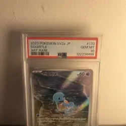 PSA 10 Squirtle AR 170/165 SV2a Pokemon 151 Japanese Pokemon Card - Image 3