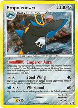 Pokemon Diamond and Pearl Stormfront Card - Empoleon (H) 2/100 - Image 1
