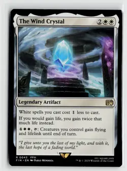 MTG Final Fantasy The Wind Crystal x1 NM Rare - Image 1