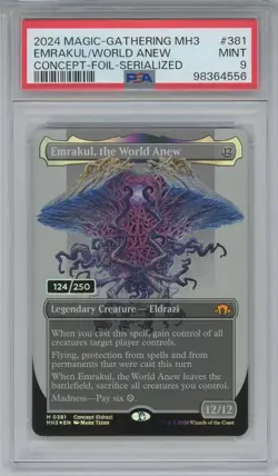 Emrakul the World Anew Modern Horizons 3 Serial Numbered Foil PSA9 #M0003 - Image 1