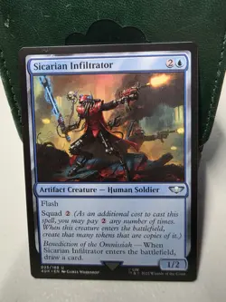 Near Mint x 1 Sicarian Infiltrator Commander: Warhammer 40,000 - Image 1