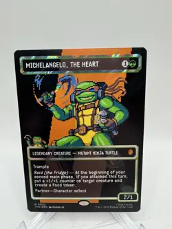 Michelangelo, the Heart (0092) (Borderless) (Surge Foil) Commander: - Image 1
