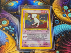 Holographic Mew Pokemon Card Black Star Promo Holo - Image 1