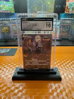 Umbreon V 085 ALT ART CGC 10 KOREAN Pokemon Eevee Heroes - Image 1