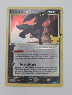 Pokemon Celebrations Classic Collection Umbreon Holo 17/17 - Image 1