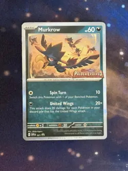 Pokemon Card Murkrow 021 Black Star Promo STAMPED - Image 1