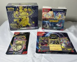 Pokemon Lot of 4 Items as Pictured - Scarlet & Violet Surging Sparks & More New - Image 2