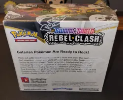 Pokemon -Sword & Shield- Rebel Clash Booster Box New/ Factory Sealed - Image 5