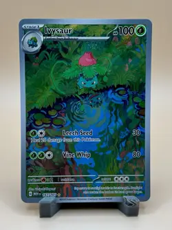 Pokemon TCG Ivysaur 167/165 Sv: Scarlet & Violet 151 Illustration Rare Near Mint - Image 1