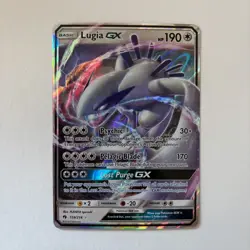 Pokemon 2018 SM Lost Thunder Lugia GX 159/214 Rare Holo NM - Image 1
