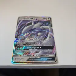 Pokemon 2018 SM Lost Thunder Lugia GX 159/214 Rare Holo NM - Image 2