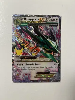 Pokemon M Rayquaza EX Holo Celebrations: Classic Collection 76/108 NM/M - Image 1
