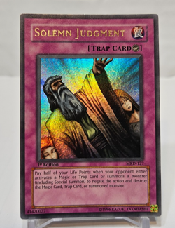 Solemn Judgment MRD-127 Ultra Rare 1st Edition Yugioh 7976 - Image 1