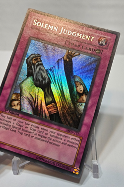 Solemn Judgment MRD-127 Ultra Rare 1st Edition Yugioh 7976 - Image 4