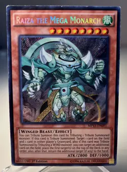 Raiza the Mega Monarch MP15-EN091 2015 1st Edition YuGiOh! **See Pics** - Image 1