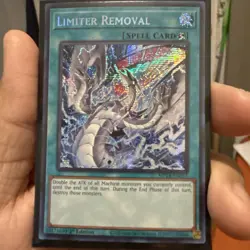 Yugioh Limiter Removal (Alternate Art) MP24-EN057 Prismatic Secret Rare 1st Ed - Image 1