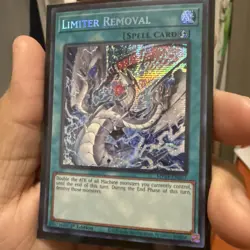 Yugioh Limiter Removal (Alternate Art) MP24-EN057 Prismatic Secret Rare 1st Ed - Image 2