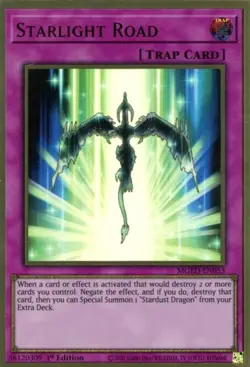 Starlight Road - MGED-EN053 - Premium Gold Rare - 1st Edition - Lightly Played - Image 1