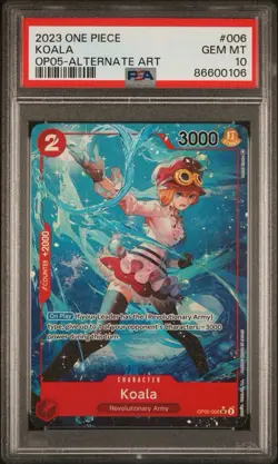 Koala Alt (Alternate Art) OP05-006 - One Piece TCG English - PSA 10 - Image 1